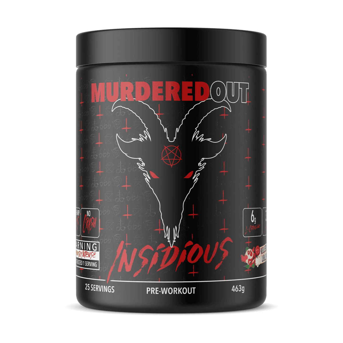 Murdered Out Insidious Pre-Workout 463g